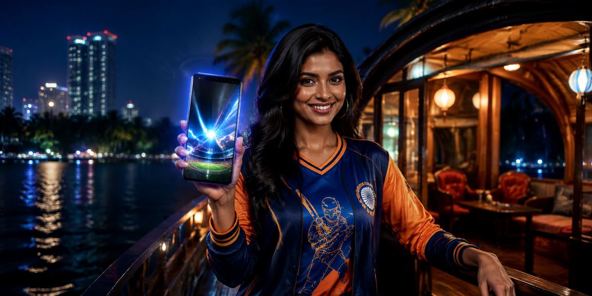 Users placing cricket bets in Kerala, India via 14707 platform